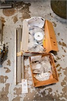 Large Assortment of Aluminum Hinges, (2) Boxes of