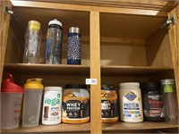 Lot Of  Asst. Protein Powders & Cups