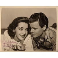 Marsha Hunt and Robert Sterling signed photo