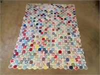 Vintage Handmade Hand Sewn Quilt