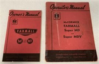 2 Farmall Owner,Operator Manuals,M,MV,MD