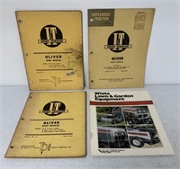 4 Oliver Shop Manuals,White L&G Manuals