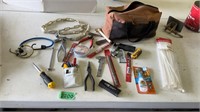 Misc. tools in bag
