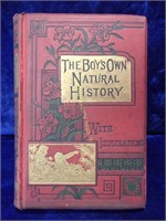 Rare 1880 "Boys Own Natural History" Illustrated
