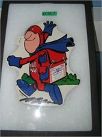 Vintage Budweiser Budman advertising display piece