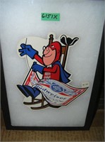 Vintage Budweiser Budman advertising display piece