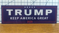 Trump keep America great 2020 bumper sticker