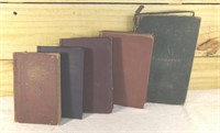 Very Old Books, Lot of 5