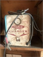 Vintage silver beauty battery charger
