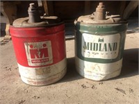 Midland oil cans