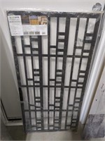 Gridworx 2' x 4' black plastic Decorative panel
