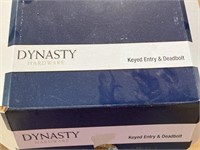 Dynasty keyed entry and deadbolt