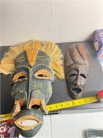 St martians mask and African style mask unknownage