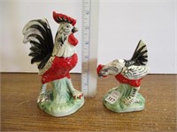 Rooster & Chicken Figurines