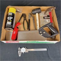 Micrometer, Saw, Hammers , Pliers, Side Cutters &