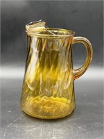 Vintage Amber pitcher