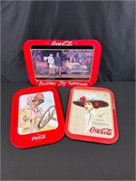 Coca Cola Collectible Metal Trays