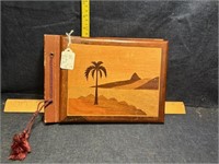 Old Wooden Photo Album