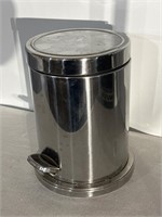 Small Metal Wastebasket