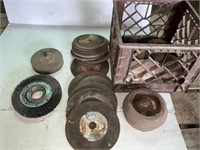 Wire brush, grinding stones, cut off wheels