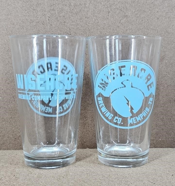 12pc Wiseacre Shaker Pint Glasses