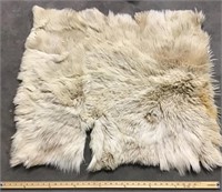 Real fur rug