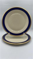 2 Lenox Dinner Plates