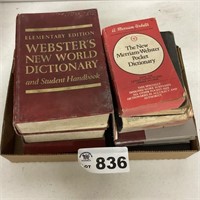 BOX OF DICTIONARIES