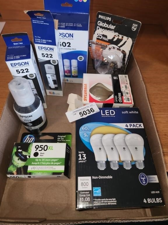 Light Bulbs, Printer Ink & more