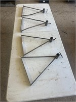 (4) supports Triangle support for wire spool