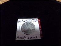 1971D Kennedy1/2 dollar uncirculated