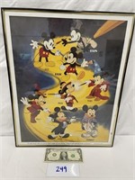 Mickey Mouse through the Years, Framed