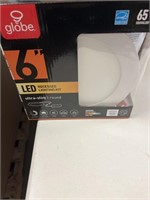 Globe 6in LED recess lighting kit 4 ct