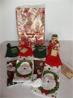 Christmas Tie Towels,Candle,Table Cloth