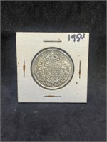 1958 Sillver Canadian Half Dollar 50 Cents