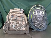 Quiksilver & Under Armour backpacks