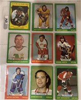 9-1973/74 Hockey cards