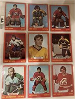 9-1973/74 Hockey cards