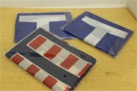 SELECTION OF BRAND NEW TRUMP FLAGS-SEALED