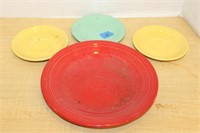 SELECTION OF FIESTA PLATES