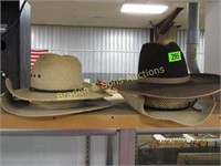 GROUP OF 4 VINTAGE WESTERN COWBOY HATS