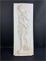 Greek Plaster Wall Hanging 20 x 7.75" Made in