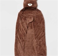 Bear Hooded Kids' Blanket