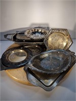 Silver Plated Trays & Bowl