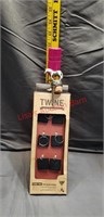 Wine bottle Cork w/ horse and wine glass charms.