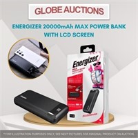 ENERGIZER 20000mAh MAX POWER BANK W/ LCD SCREEN