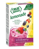 Qty 12 True Lemon Wildberry Lemonade 10 Packets
