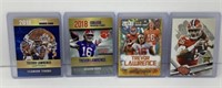 (4) Trevor Lawrence Rookie Football Cards