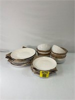 18-Piece Transparent Glaze Alemany Dinnerware Set