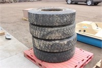 (4) Goodyear Truck Tires